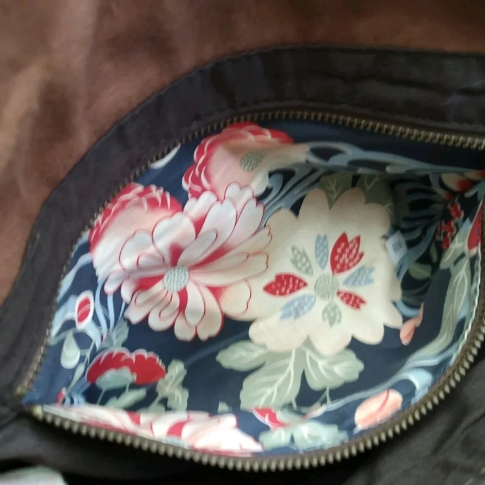 Lucky Brand Tan Leather Hobo Shoulder Bag